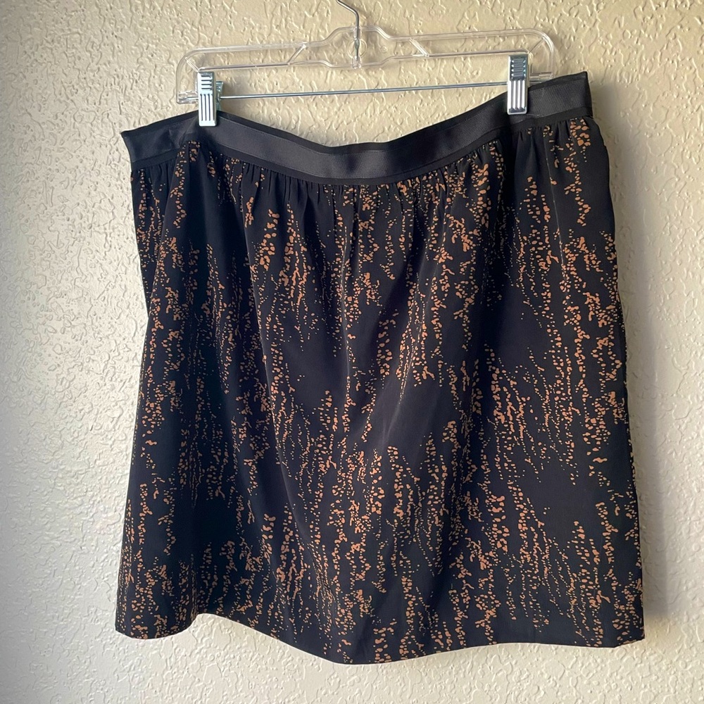 GAP Black Skirt with Copper Speckle A-Line